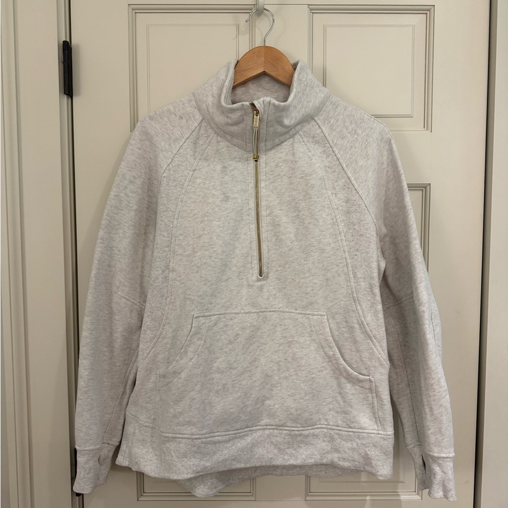 lululemon athletica Gray Half-Zip Sweatshirt